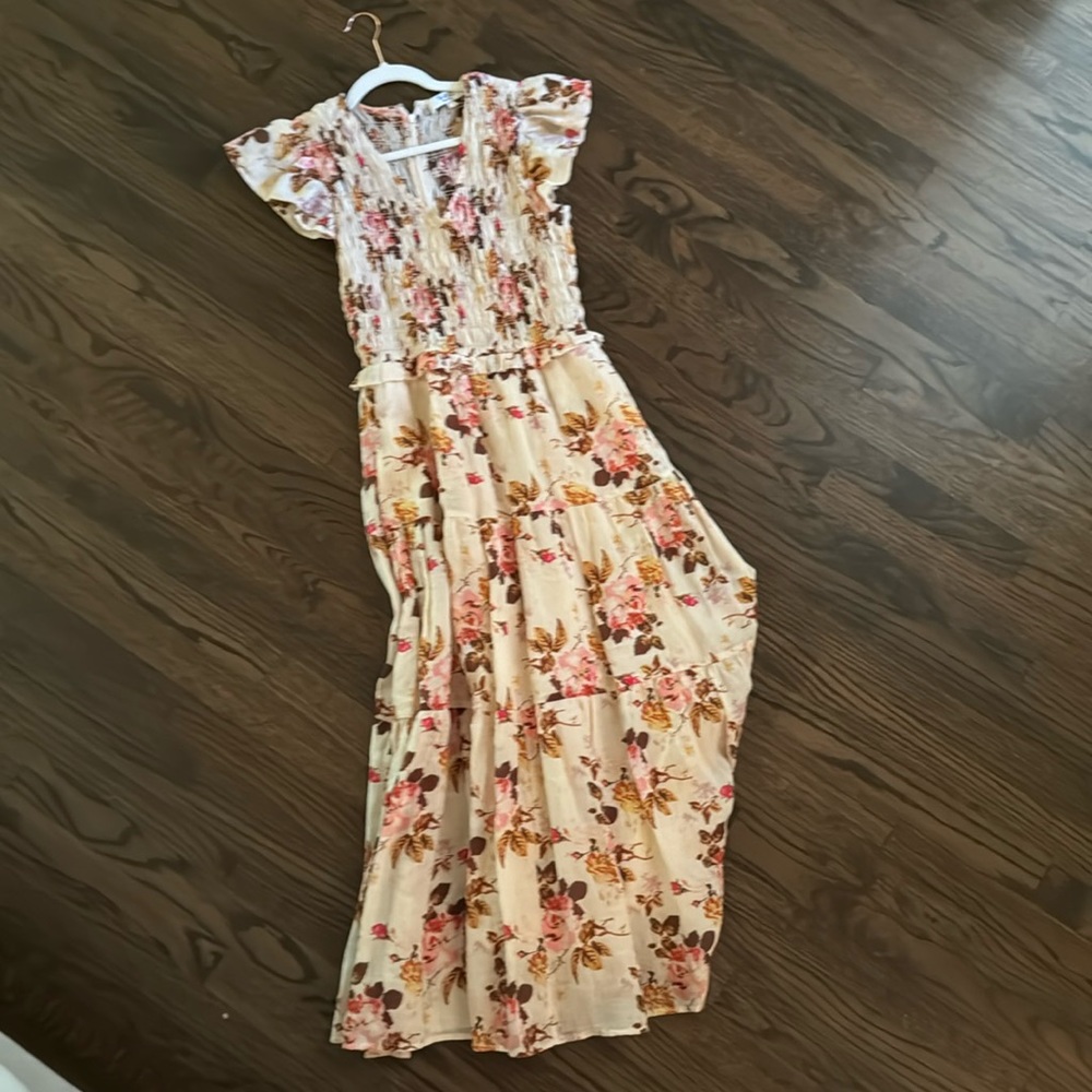 Sea Floral Dress